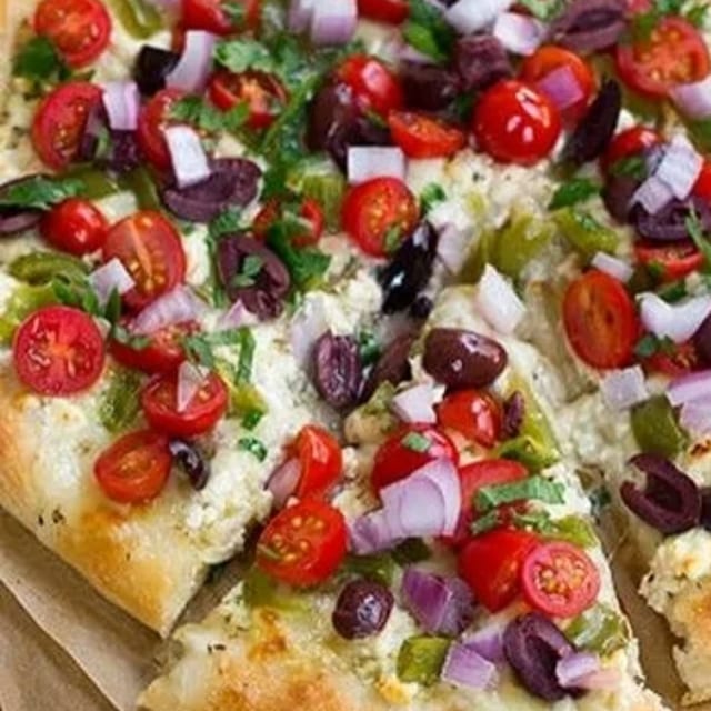 The Greek Pizza.