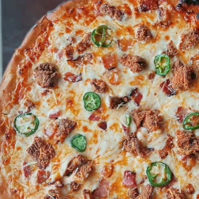 Spicy Americana Pizza.