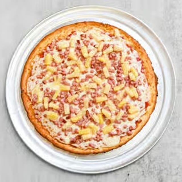 (12") Gluten Free Honeylulu Pizza.